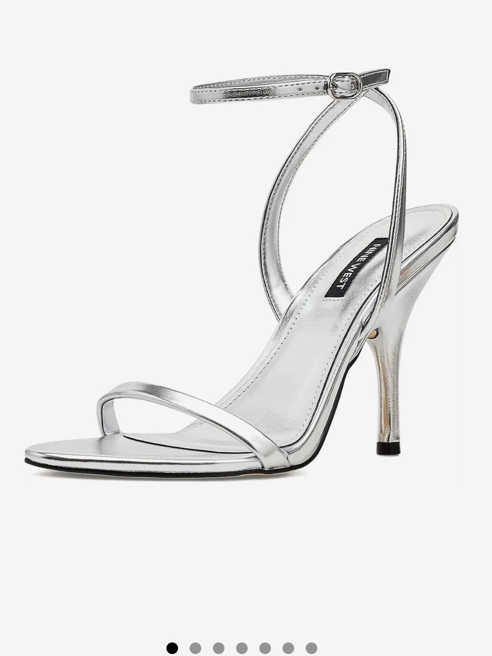 Nine West Villo - Silver Heeled Sandal